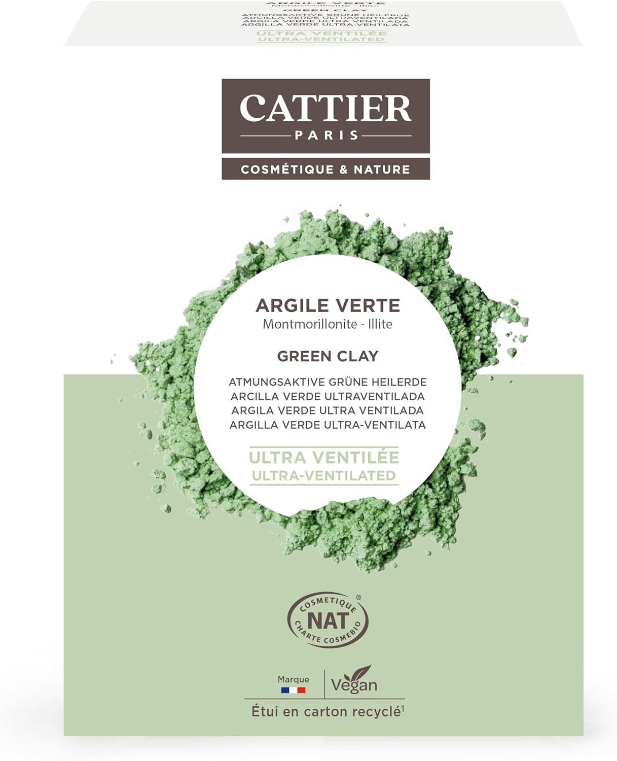 Argile Verte Ultra-Ventilée 250 G